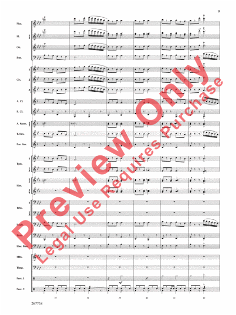 The Music of Disneyland Concert Band scores gallery preview page 10
