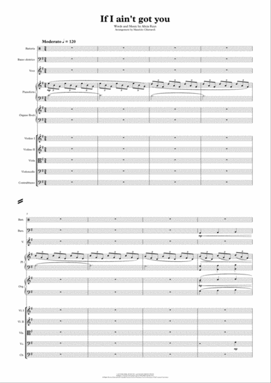 If I Ain't Got You Large Ensemble scores gallery preview page 1