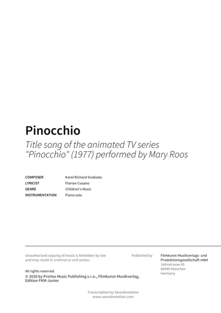 Pinocchio image number null