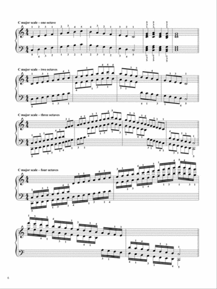 All-in-One Piano Scales, Chords & Arpeggios Piano Method scores gallery preview page 5
