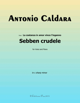 Sebben crudele,by Caldara,in c sharp minor