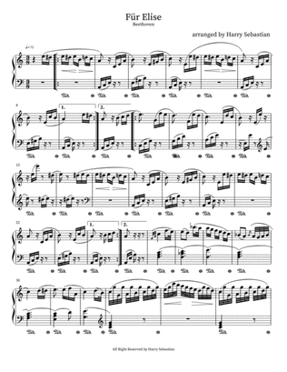 Fur Elise- Easy Piano( Beethoven)