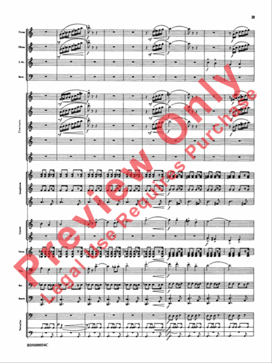 Symphonic Suite Symphonic Suite Concert Band scores gallery preview page 42