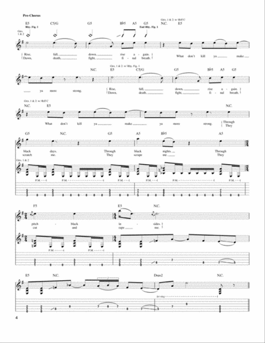 Beat & Scarred, Broken Acoustic Guitar scores gallery preview page 4