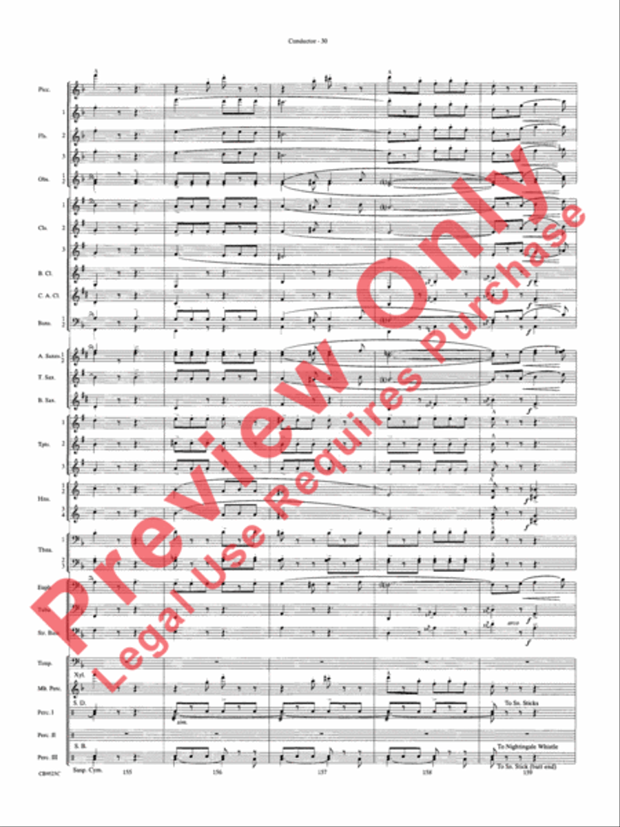 The Wizard of Oz Concert Band scores gallery preview page 33