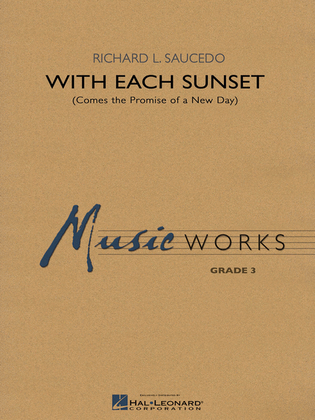 Book cover for With Each Sunset (Comes the Promise of a New Day)