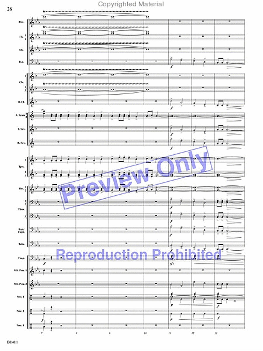 Pirates! Pirates! Concert Band scores gallery preview page 25