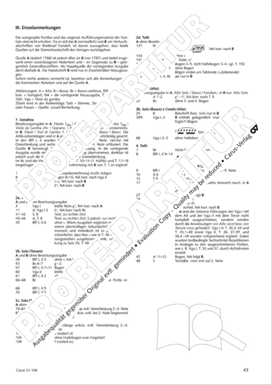 God's own time is the time appointed (Gottes Zeit ist die allerbeste Zeit) 4-Part scores gallery preview page 44