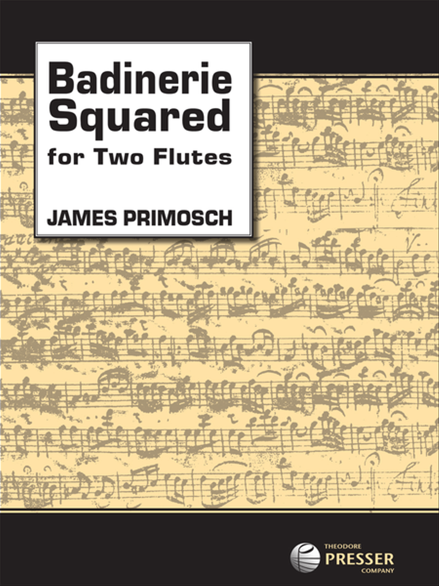 Badinerie Squared Flute Duet scores gallery preview page 1