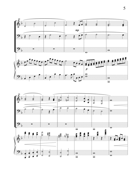 3 HYMNS arranged as PIANO & ORGAN DUETS image number null