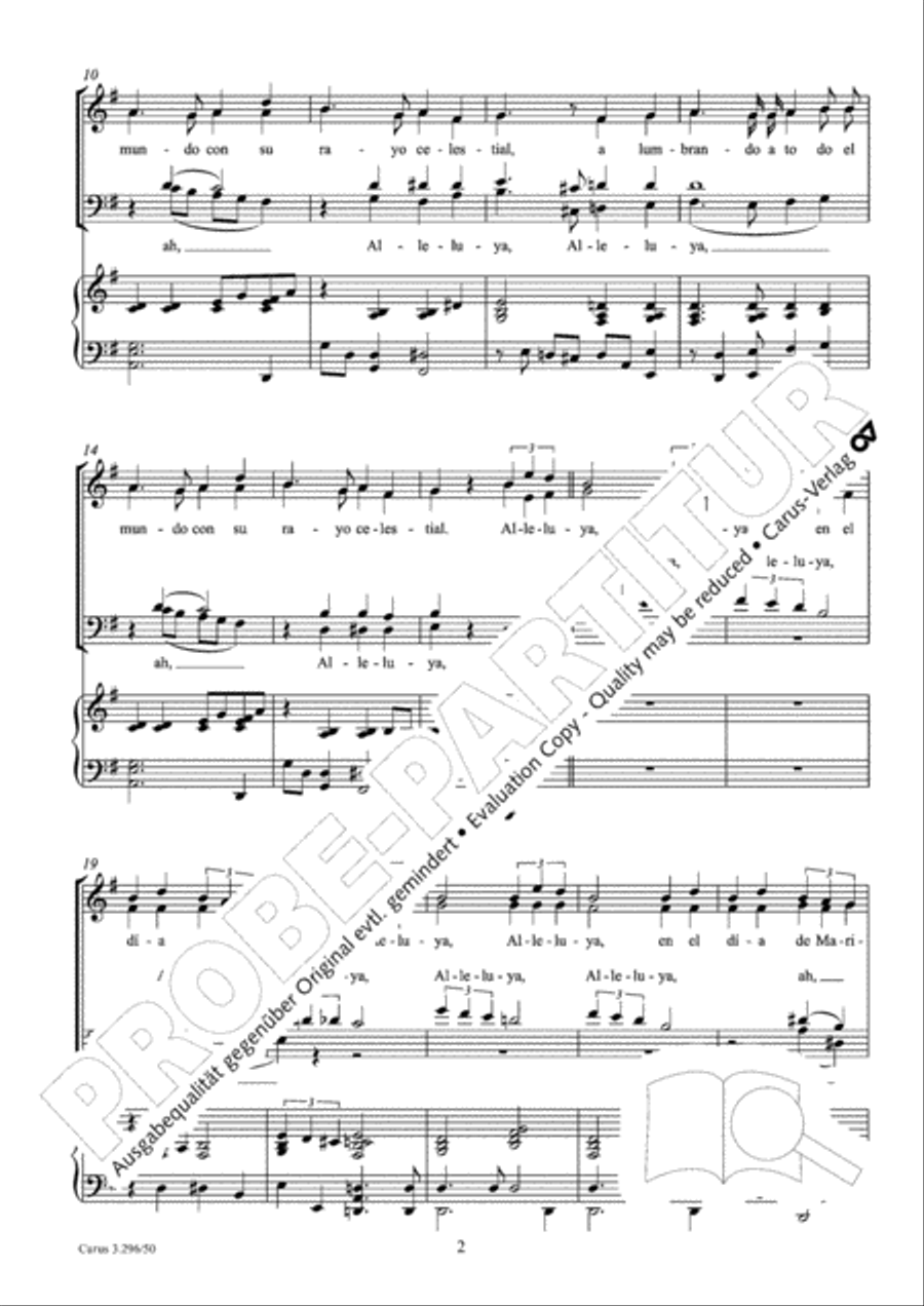 Adoracion al nino Jesus Adoracion al nino Jesus 4-Part scores gallery preview page 3