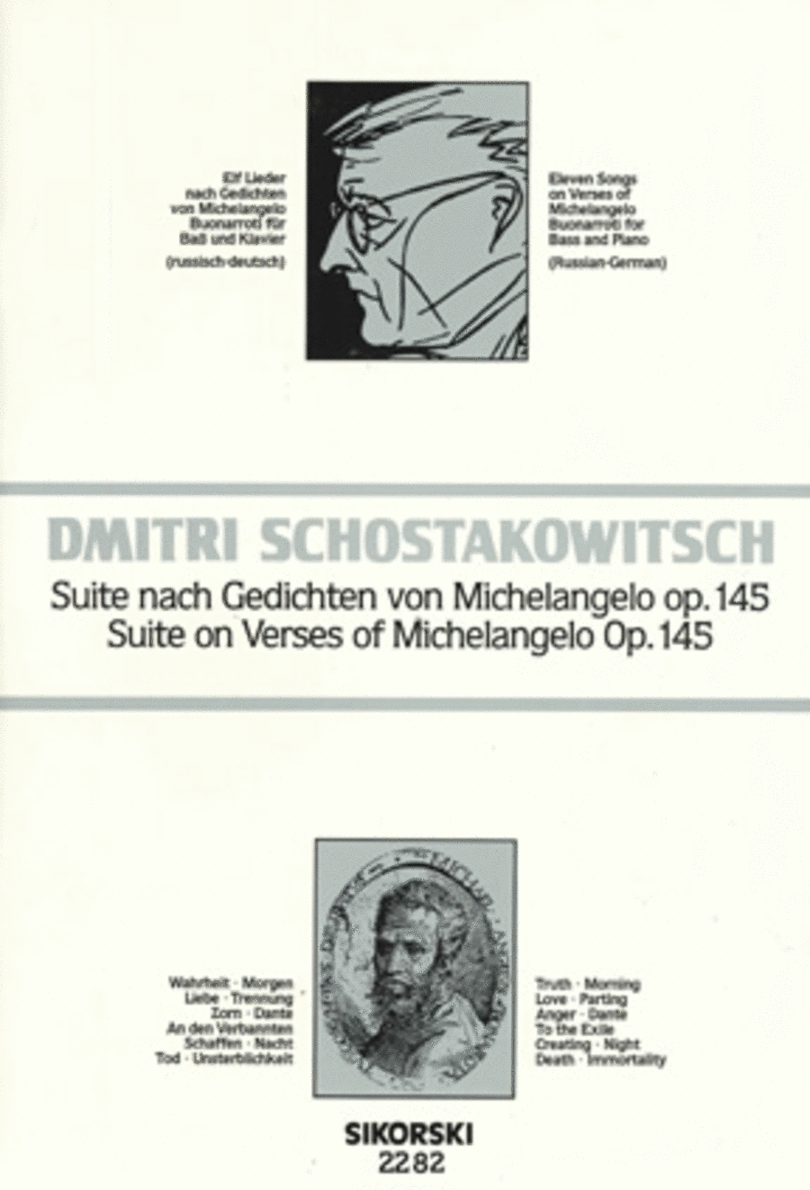 Suite on Verses of Michelangelo Buonarroti, Op.145