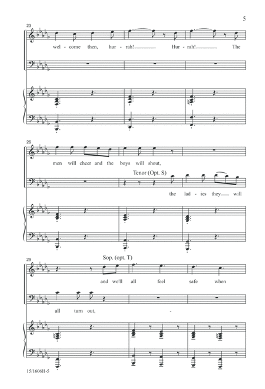 A Patriotic Salute A Patriotic Salute 4-Part scores gallery preview page 5