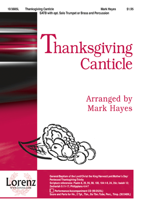Book cover for Thanksgiving Canticle