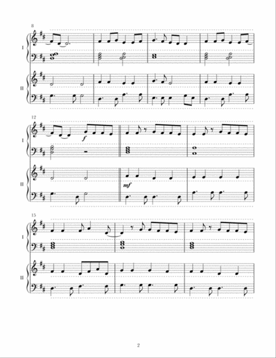 Here I Am To Worship Easy Piano scores gallery preview page 2