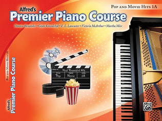 Book cover for Premier Piano Course Pop and Movie Hits, Book 1A