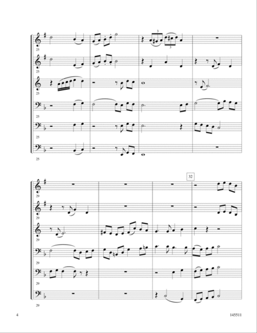 Wonderful Grace Of Jesus Wonderful Grace Of Jesus Brass Quintet scores gallery preview page 5