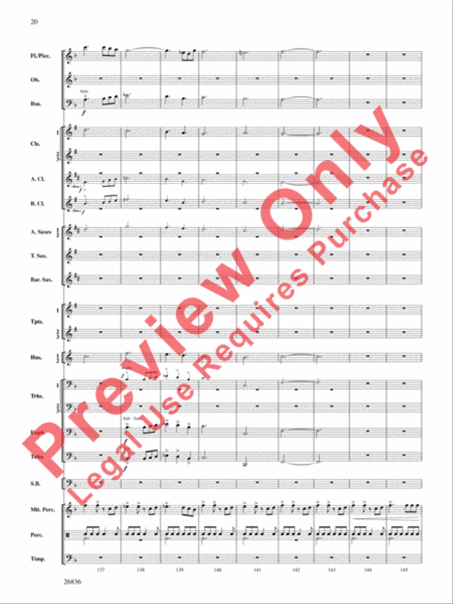 Eire Concert Band scores gallery preview page 21