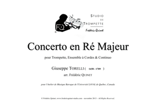 Concerto in D for trumpet, strings & continuo