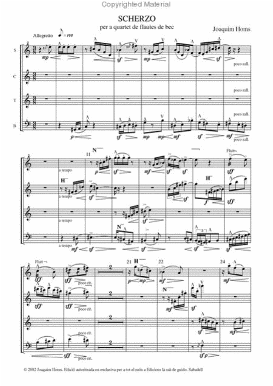 Scherzo Recorder scores gallery preview page 2
