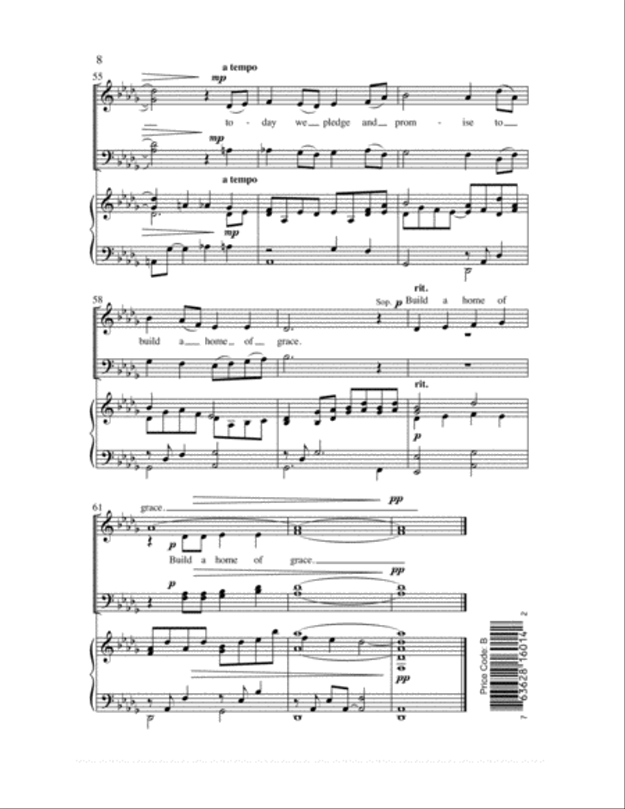 A Home of Grace 4-Part scores gallery preview page 9