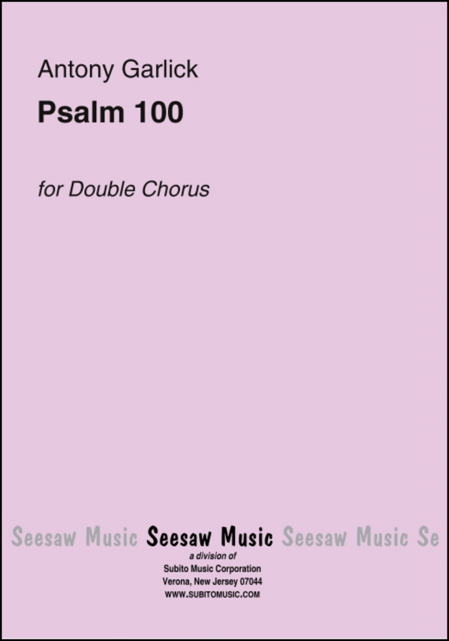 Book cover for Psalm 100