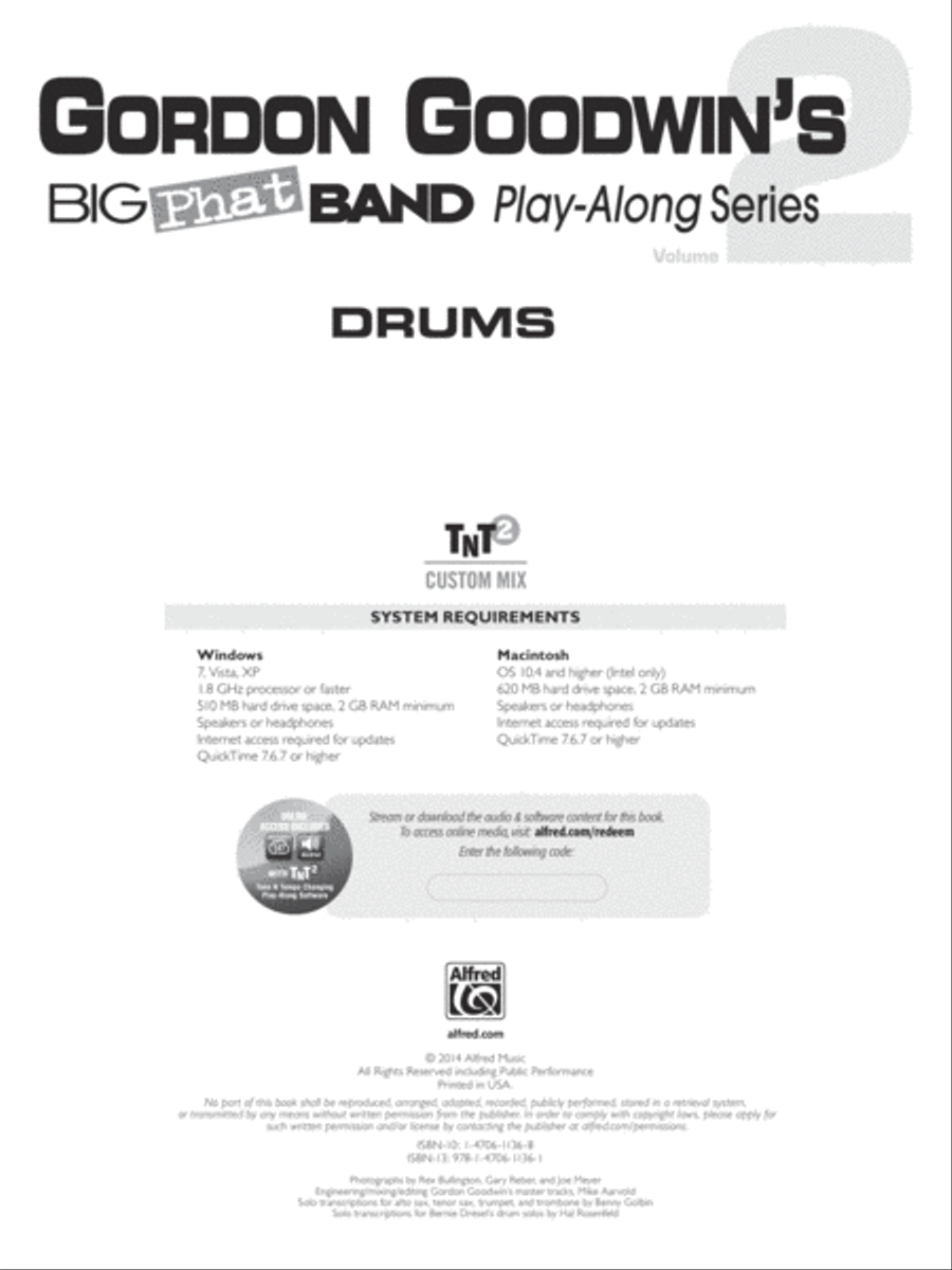 Gordon Goodwin's Big Phat Play Along, Volume 2 Drum Set scores gallery preview page 2