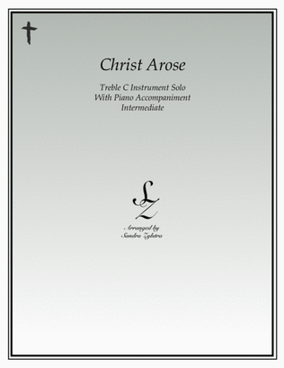 Book cover for Christ Arose (treble C instrument solo)