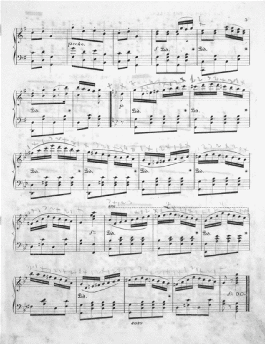 Russian Quadrille Piano Solo scores gallery preview page 4