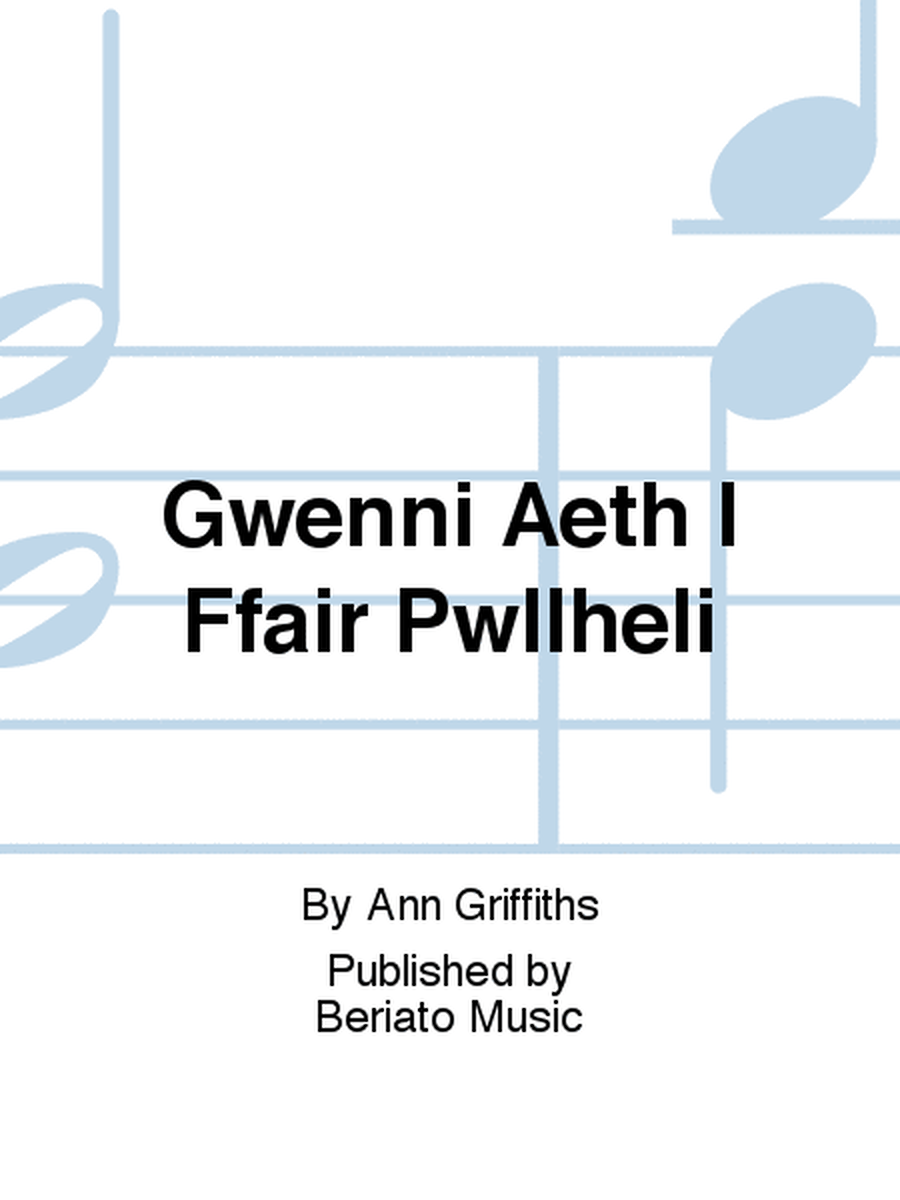Gwenni Aeth I Ffair Pwllheli