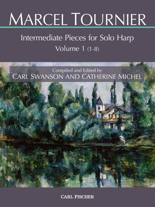 Book cover for Marcel Tournier: Intermediate Pieces for Solo Harp, Volume I (1-8)