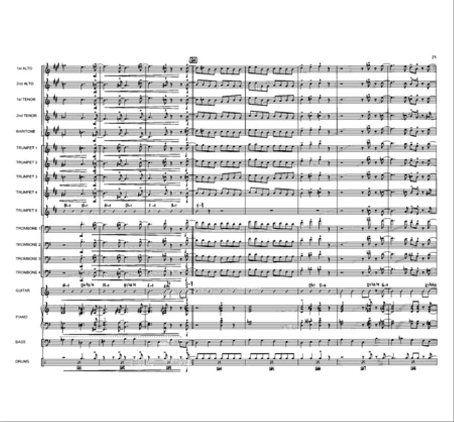 Northern Encounter Northern Encounter Jazz Ensemble scores gallery preview page 22