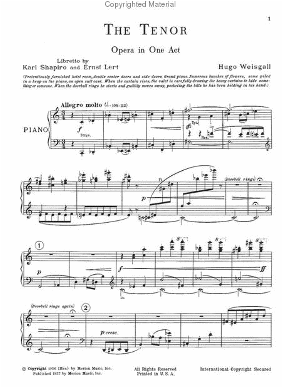 The Tenor The Tenor Chamber Music scores gallery preview page 2