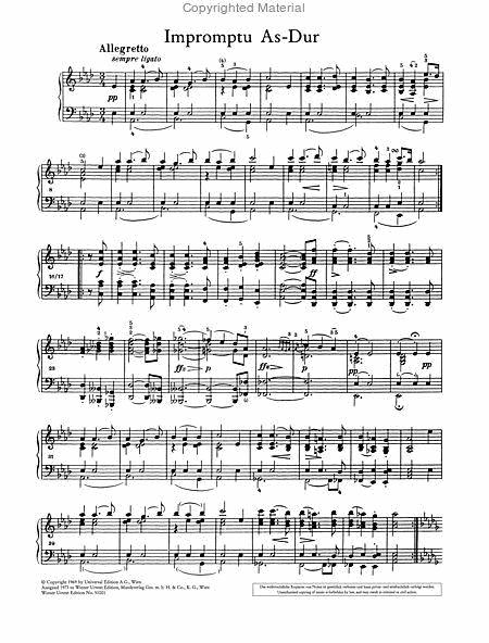Impromptu in A flat major, op. 142, no. 2