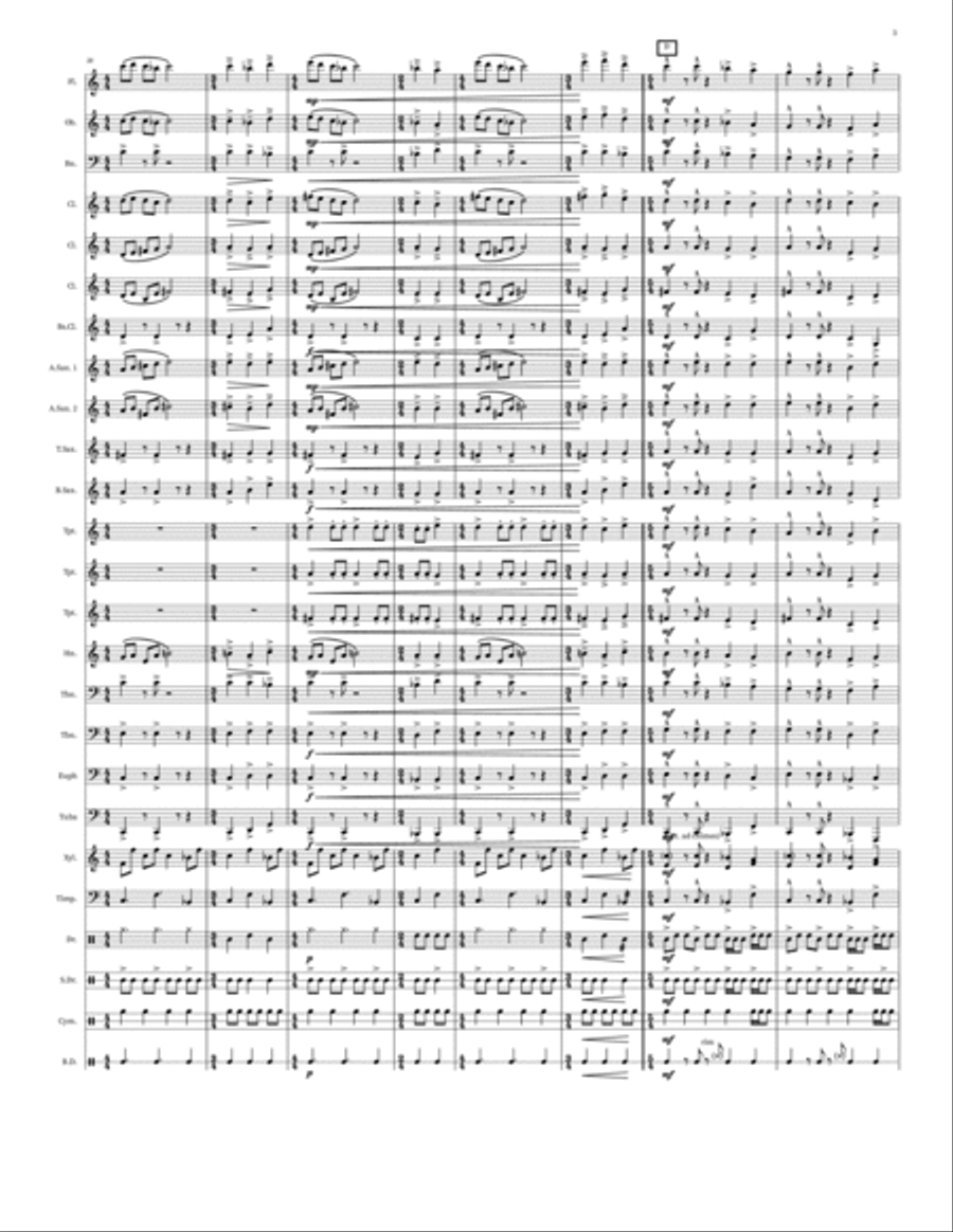 Bandapalooza Now! Concert Band scores gallery preview page 3