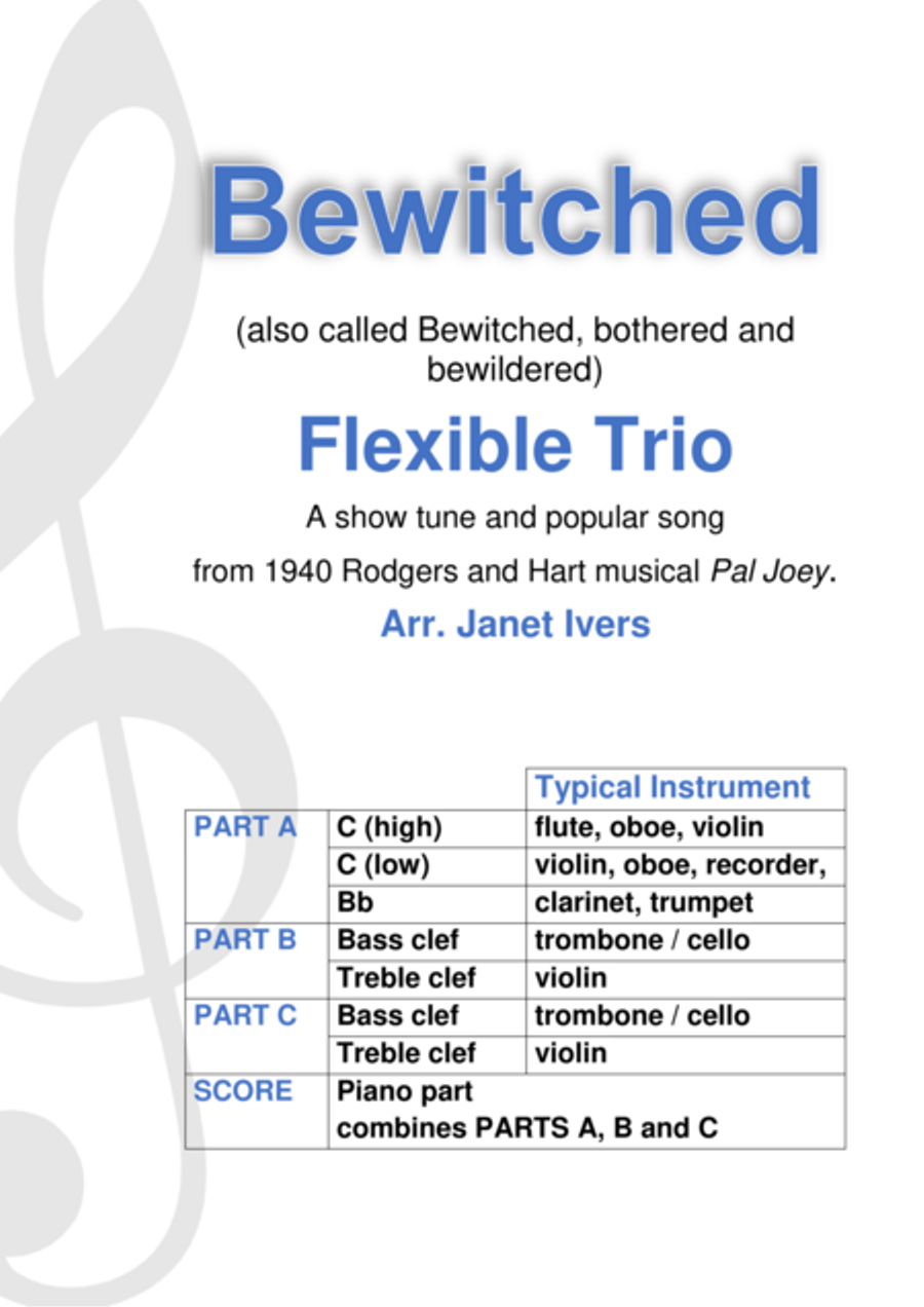 Bewitched Jazz Ensemble scores gallery preview page 1