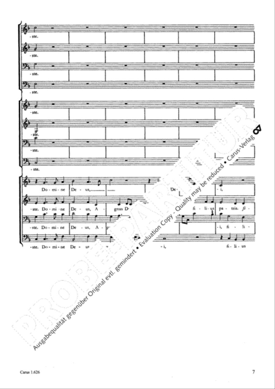 Gloria 4-Part scores gallery preview page 8