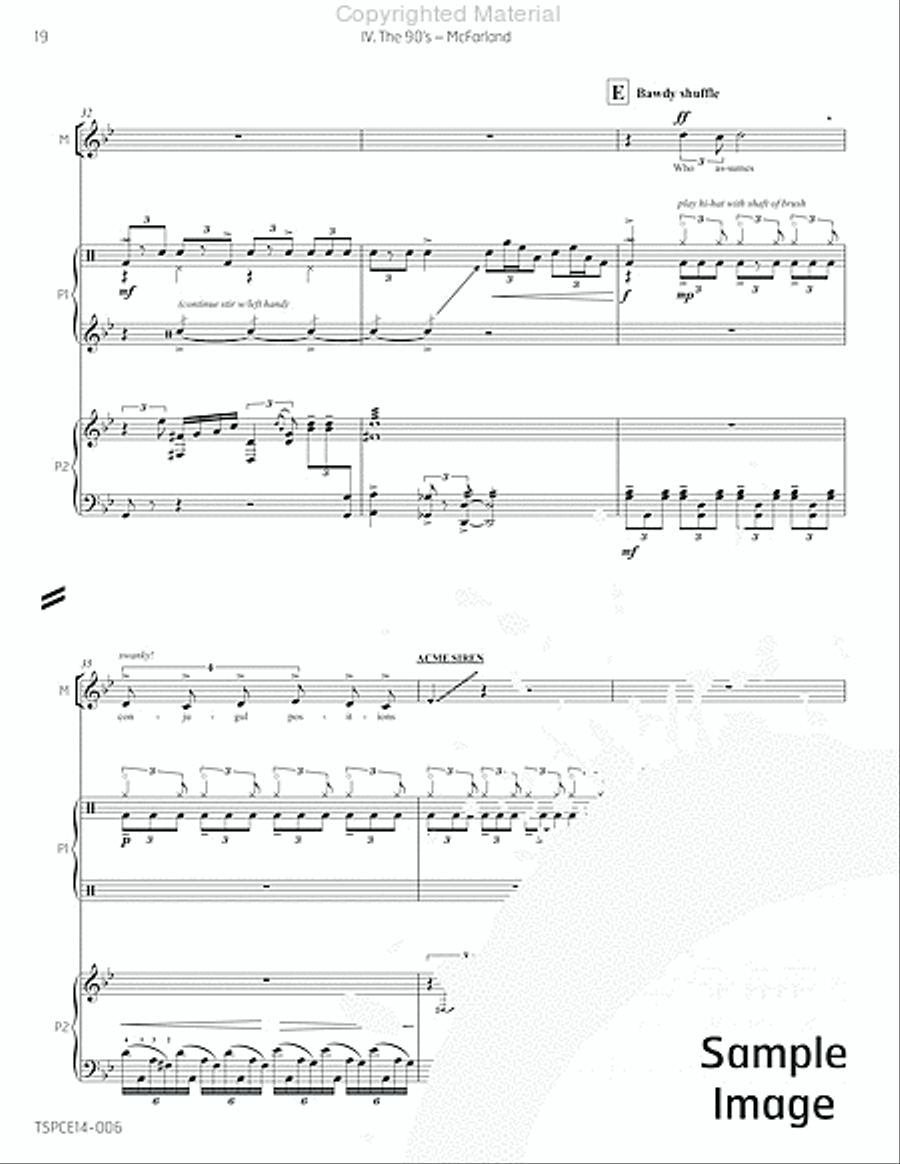 5 Songs in the Age of Stupidity Percussion Ensemble scores gallery preview page 25