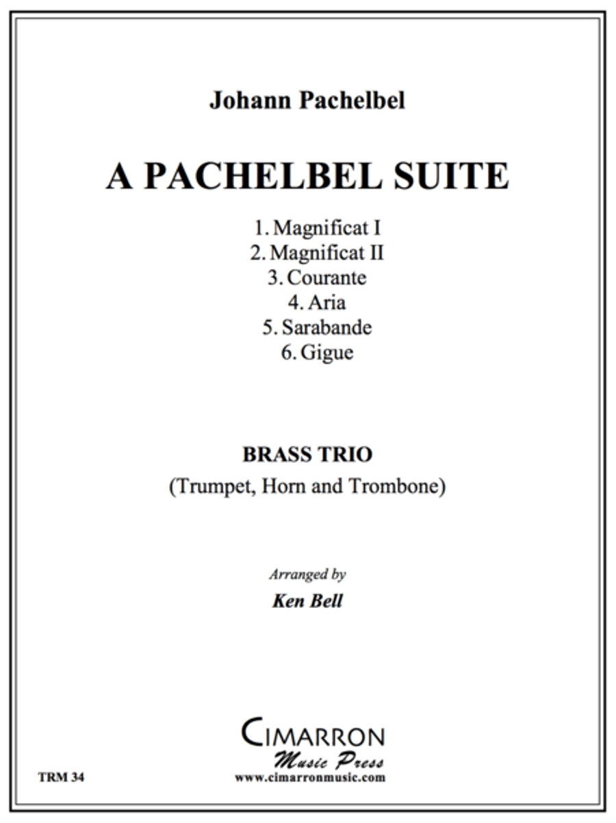 A Pachelbel Suite A Pachelbel Suite Brass Trio scores gallery preview page 1