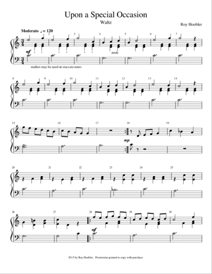 Upon a Special Ocassion Handbell Choir scores gallery preview page 2