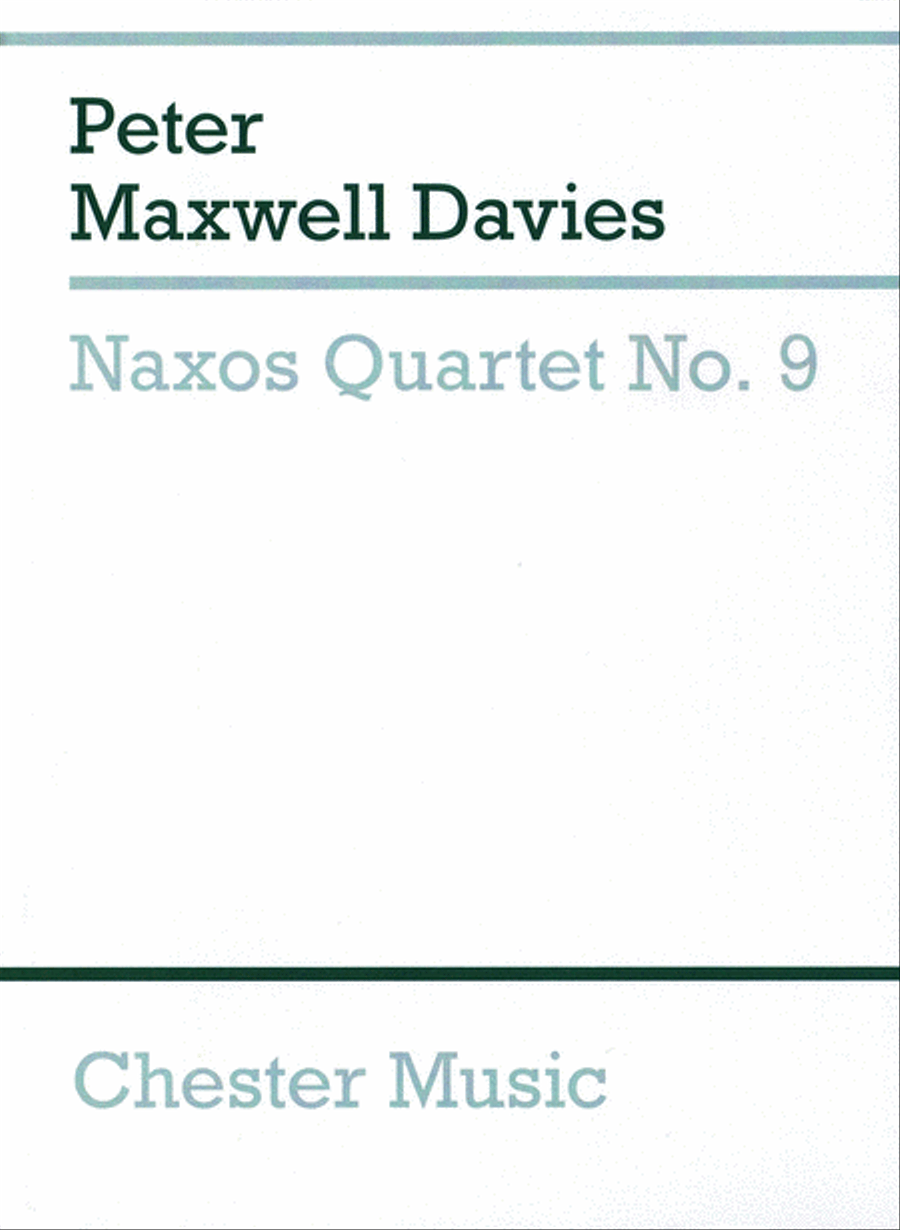 Naxos Quartet No. 9 Naxos Quartet No. 9 String Quartet scores gallery preview page 1