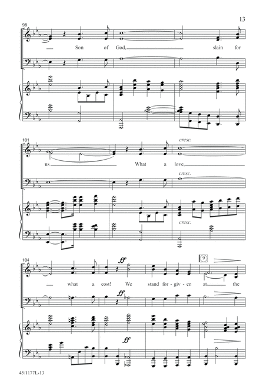5 Getty Anthems for about 10 Singers 4-Part scores gallery preview page 14
