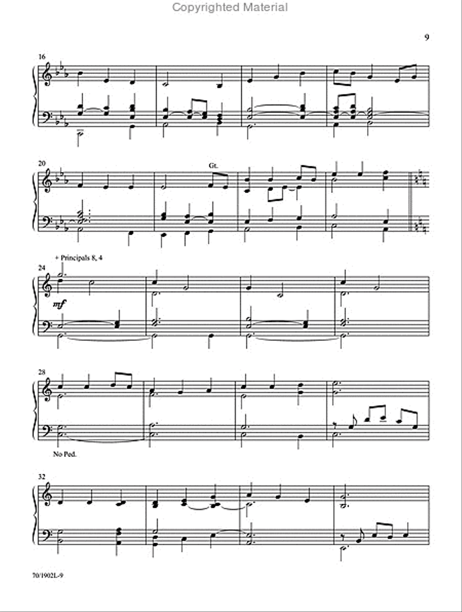 Music for Worship Music for Worship Organ Solo scores gallery preview page 5