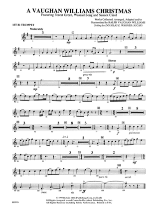 A Vaughan Williams Christmas: 1st B-flat Trumpet