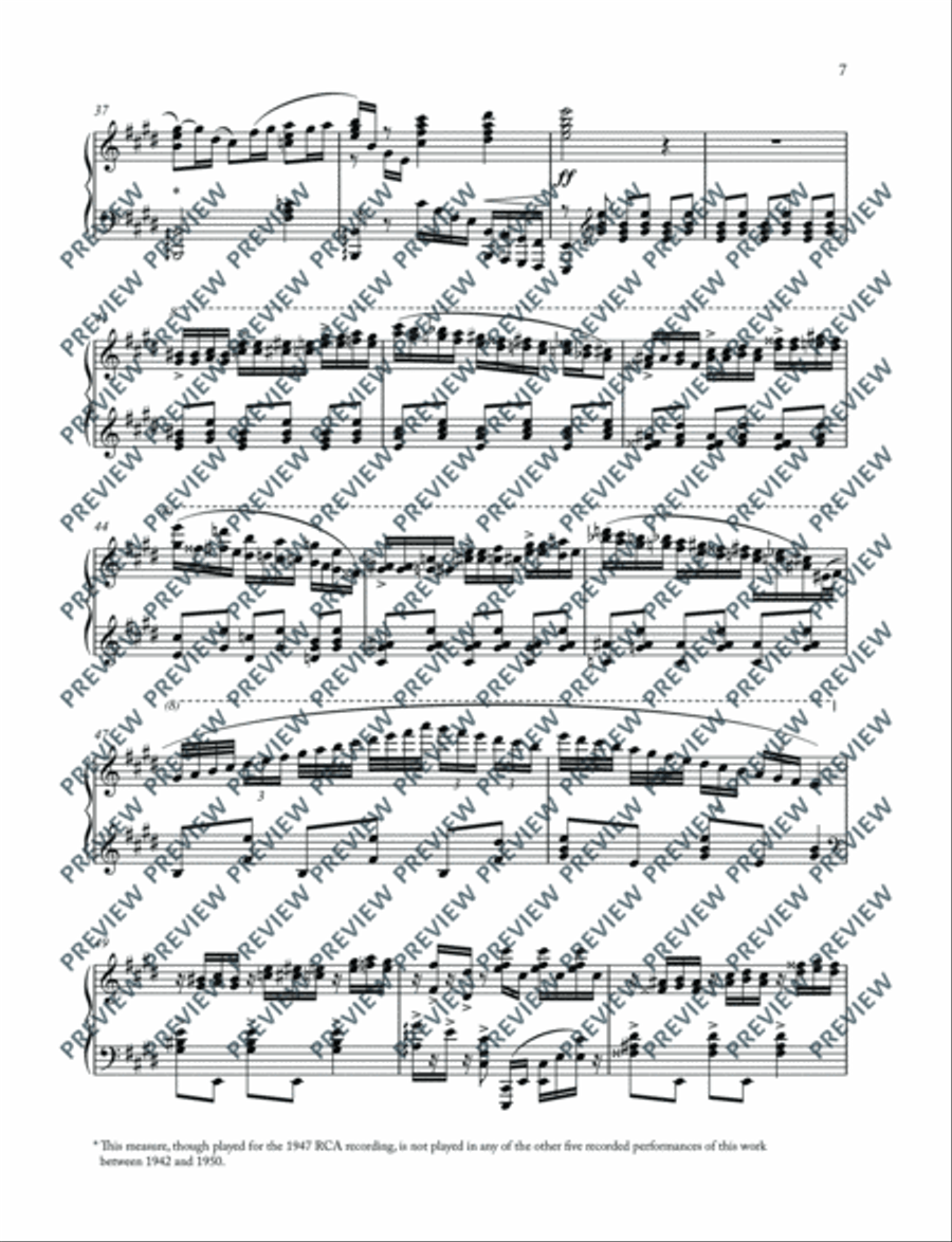 Carmen Variations Piano Solo scores gallery preview page 8