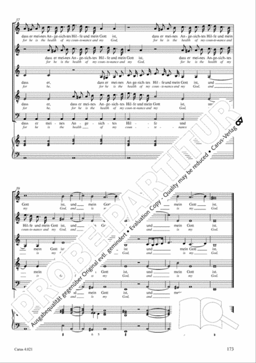 Schein: Israelsbrunnlein. Fontana d'Israel. Complete edition Choir scores gallery preview page 180
