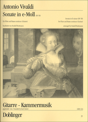 Book cover for Sonate in e-moll (RV 50)