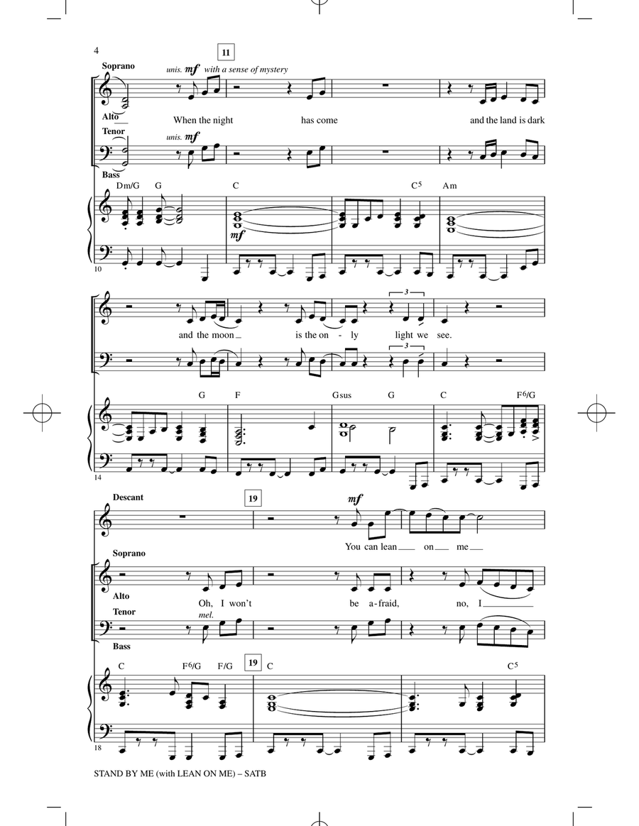 Stand By Me (with "Lean On Me")