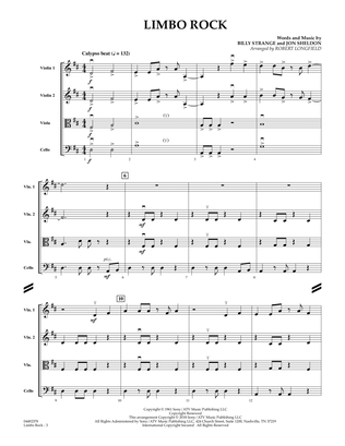 Limbo Rock (arr. Robert Longfield) - Conductor Score (Full Score)