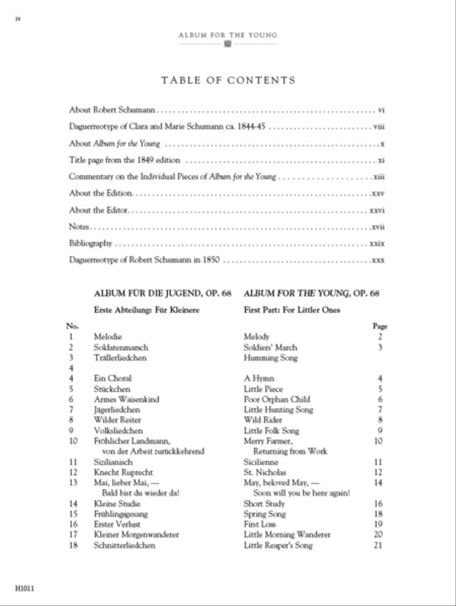 Schumann -- Album for the Young, Op. 68 Piano Solo scores gallery preview page 2